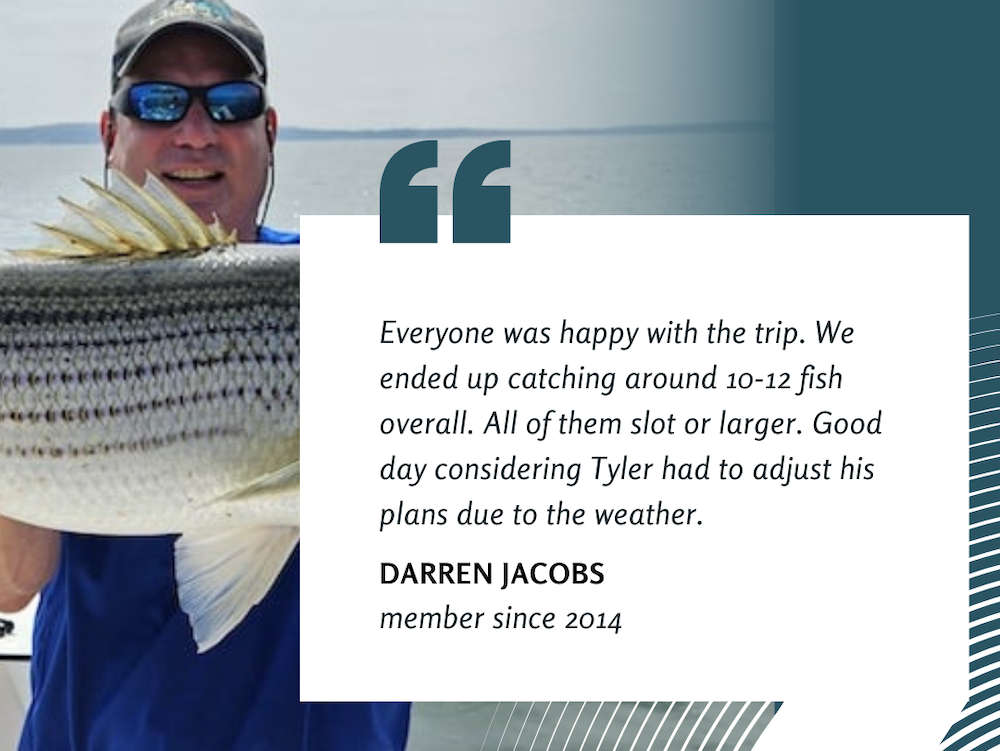 Friday November 1st Stripers with Captain Tyler