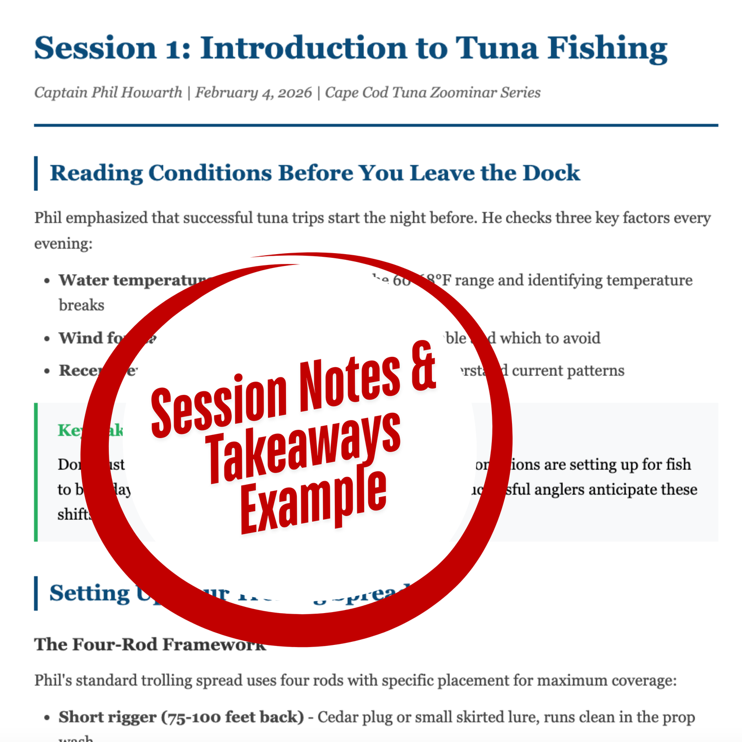 February Tuna Zoominar Series